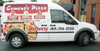 Heated Pizza Delivery Van
